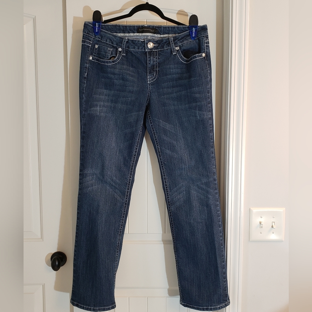twentyone black by rue 21 Boot Cut Low Rise Jeans, 13 / 14 R
